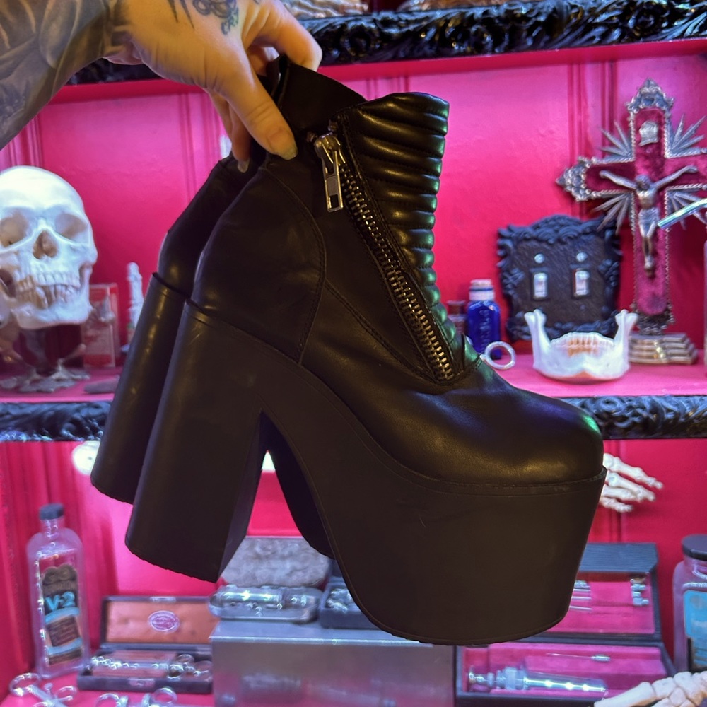 LOWEST PRICE Unif discontinued and hard to find “Neo” boots goth cyber punk